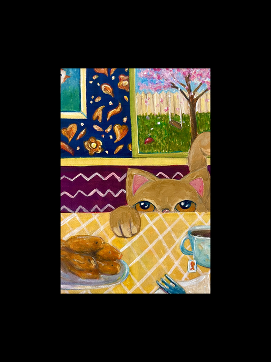 The Curious Guest Mini Print - 6" x 4"