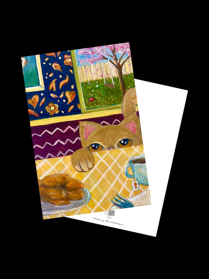 The Curious Guest Mini Print - 6" x 4"