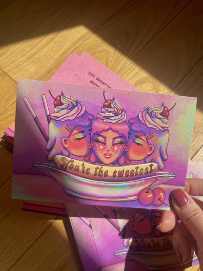 You're the Sweetest Mini Print - 6" x 4"