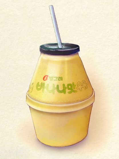 Banana Milk Mini Print - 6" x 4"