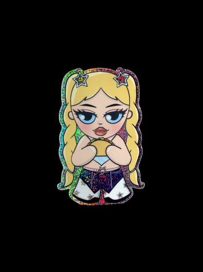 Bubbles PowerPuff Girls Sticker
