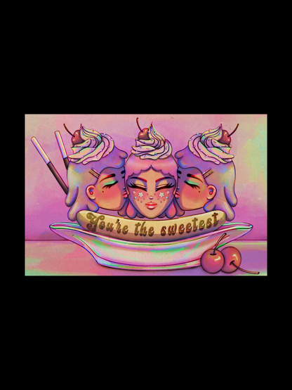 You're the Sweetest Mini Print - 6" x 4"